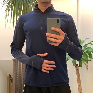 CHAMPION GYM TOP, Size Medium, fitted, COLOR BLUE. Stretchy.